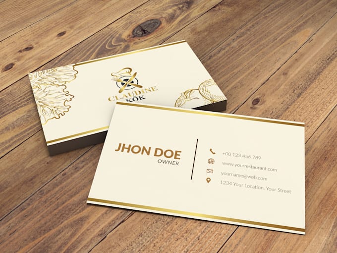 design professional business card