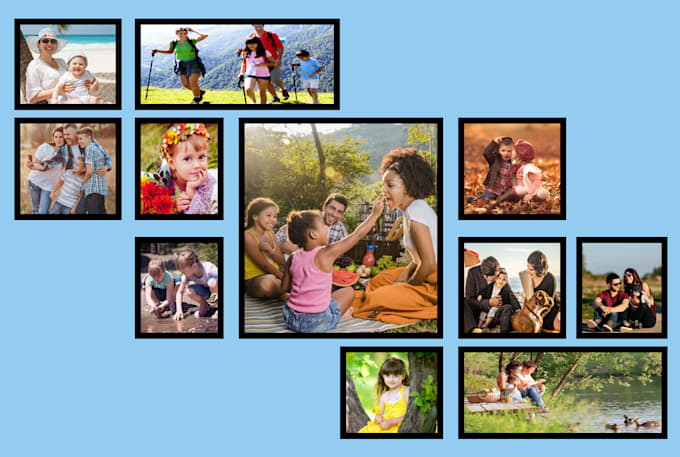 design an amazing photo collage and mosaic photo