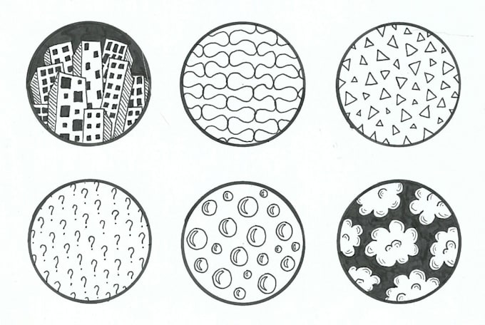 Send you 192 zentangle drawing patterns by Sollapet
