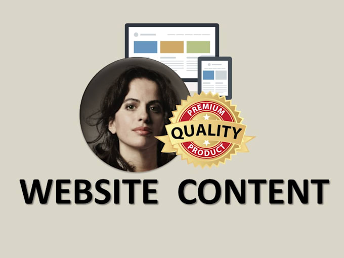 write professional website content