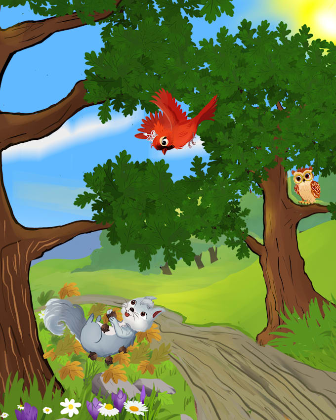illustrate children story book illustration and children book illustration
