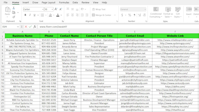 build b2b lead generation email list for potential sales