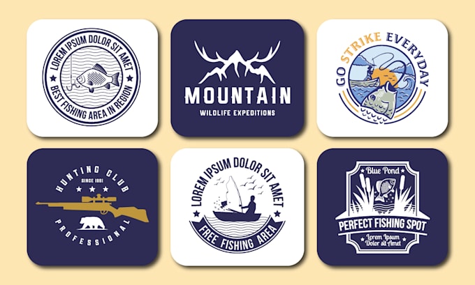 design hunting, fish, or any outdoor gaming logo