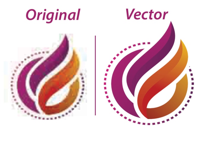Vector tracing manually vector tracing by Jacquelinehanna | Fiverr