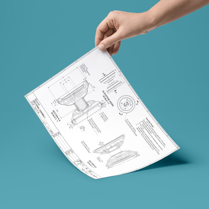 create product technical drawings ready for manufacture