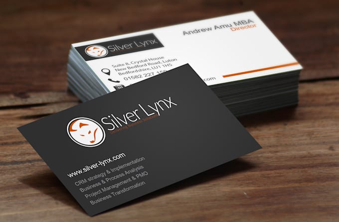 design double sided business card with unlimited revisions
