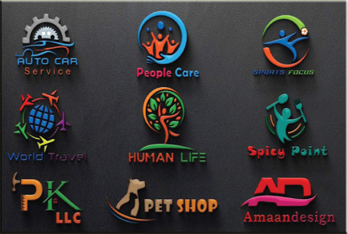 design modern company business brand website logo