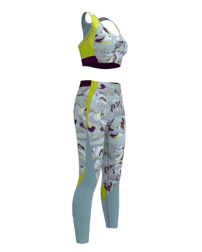 create a 3d mock up of existing cad pattern