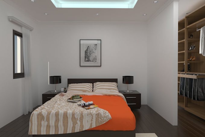 do 3d interior and exterior designs for you