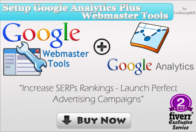 setup google analytics and webmaster  tools