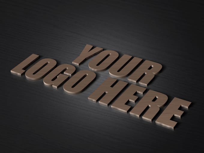 Display your logo on copper mockup free design by Sza_designer