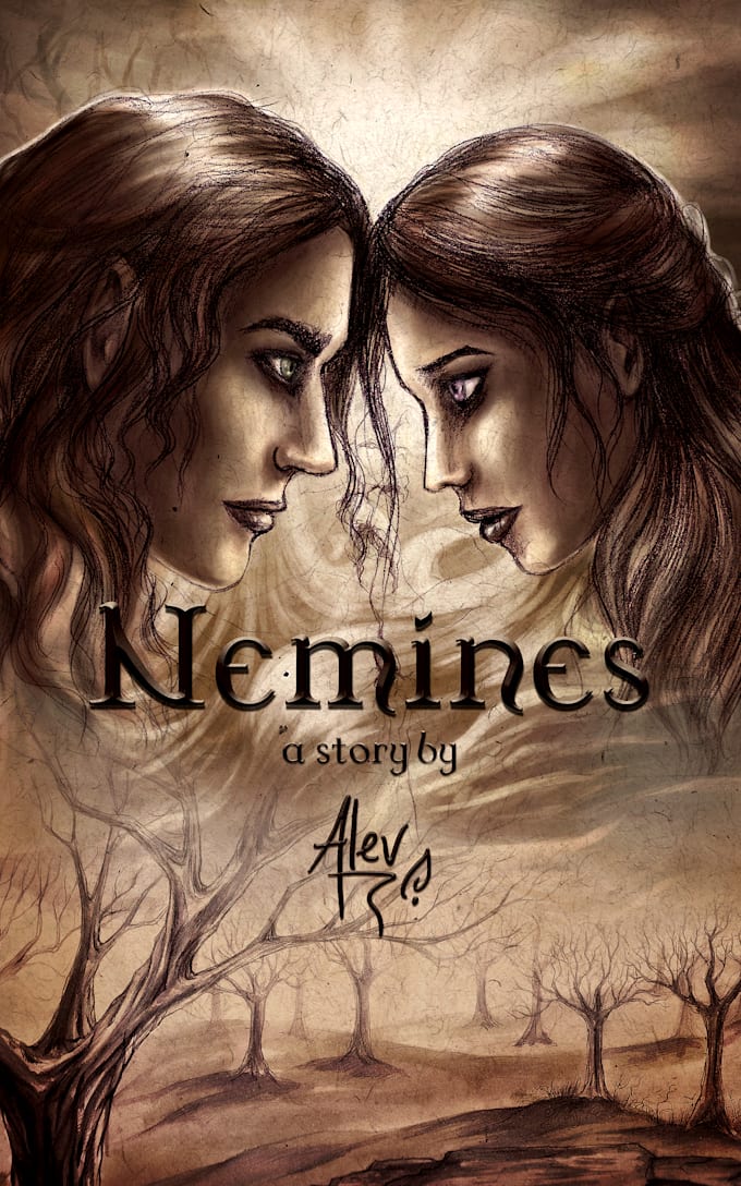 create your fantasy book illustration and cover design