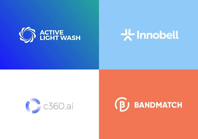 design a minimalist and modern logo for business or startup