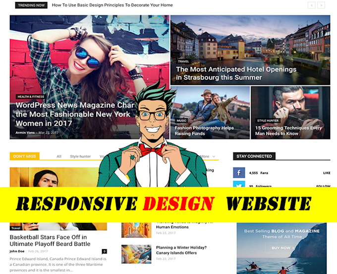create a complete professional wordpress website