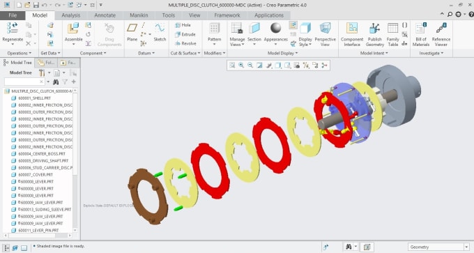 Do 3d And 2d Model Using Solidwork Creo And Autocad By Bhargav12
