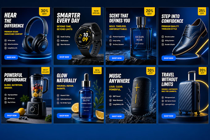 design facebook ad creative for ecommerce and shopify