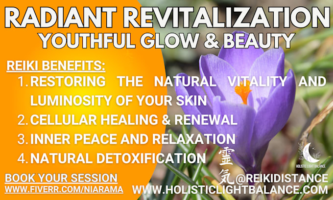 do a reiki radiant revitaiization youthful glow and beauty