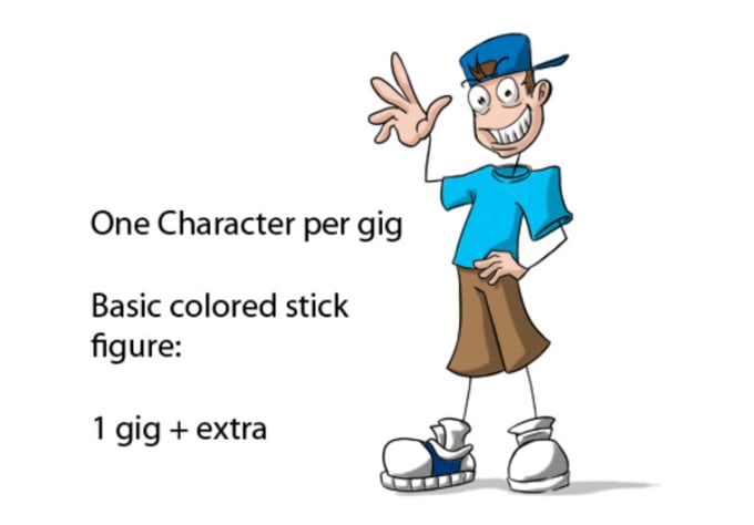 funny stick figure art