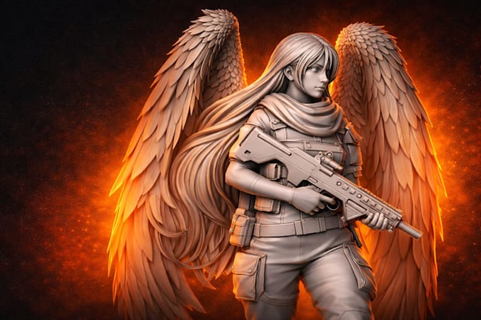 sculpt high quality 3d models, characters, and statues for 3d printing rendering