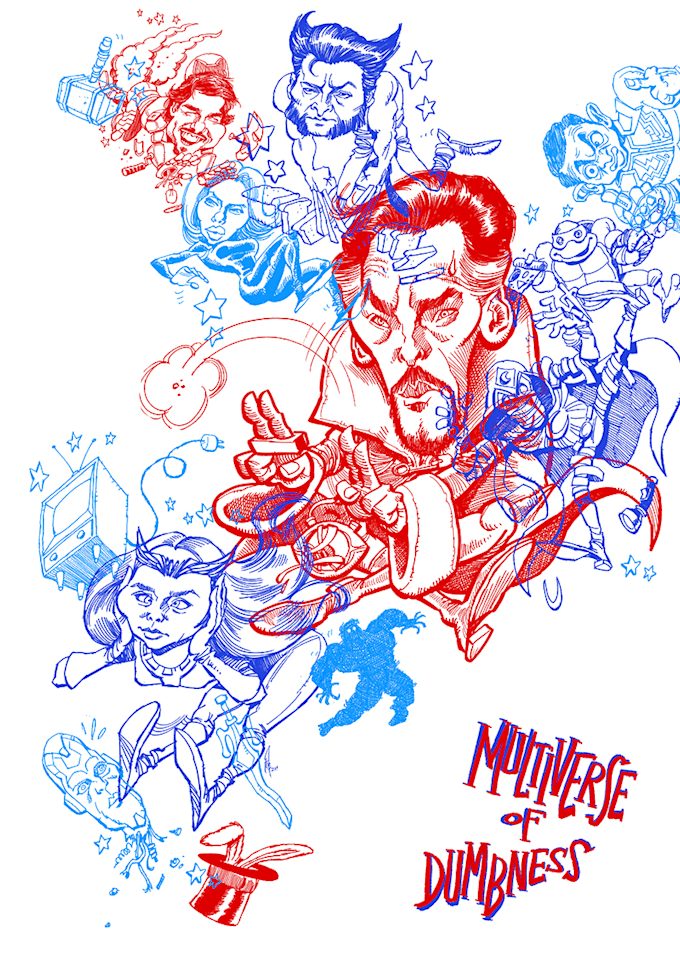 draw the funniest caricature poster