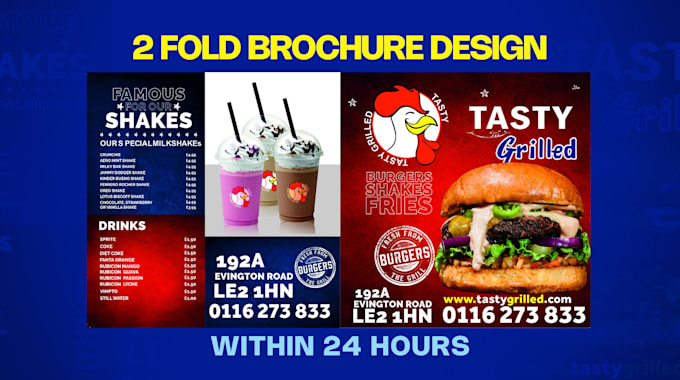 create a perfect flyer, poster design or business brochure