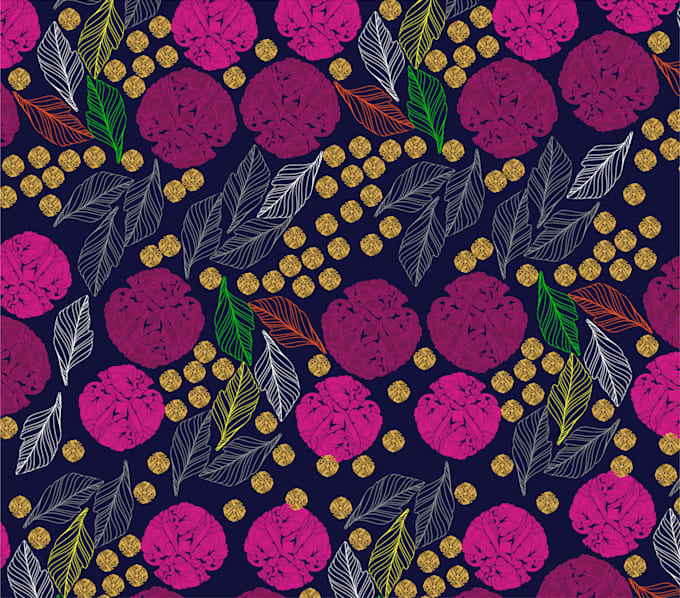 vector seamless colorful pattern design