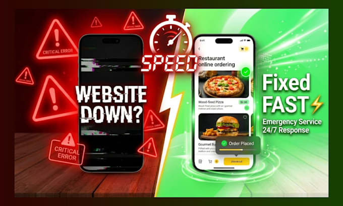 fix restaurant website errors, online ordering bugs and payment issues