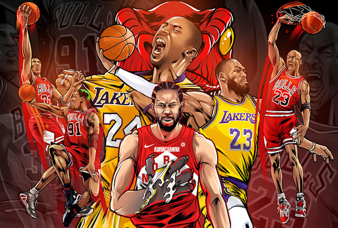draw sport illustrations or anything in my style