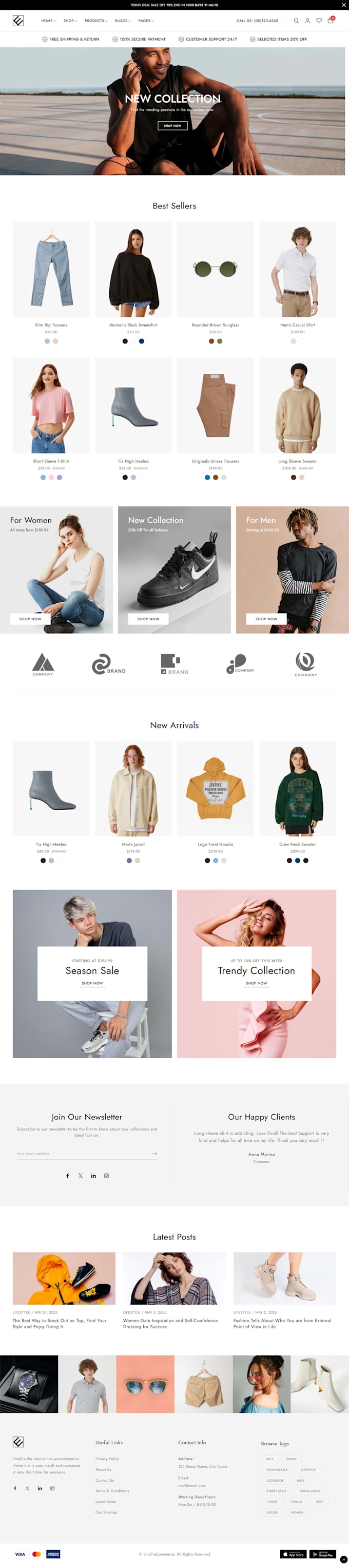 design a modern and responsive wordpress website