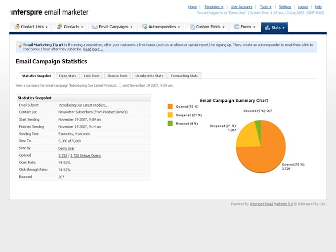 give bulk email server smtp to promote your website or business