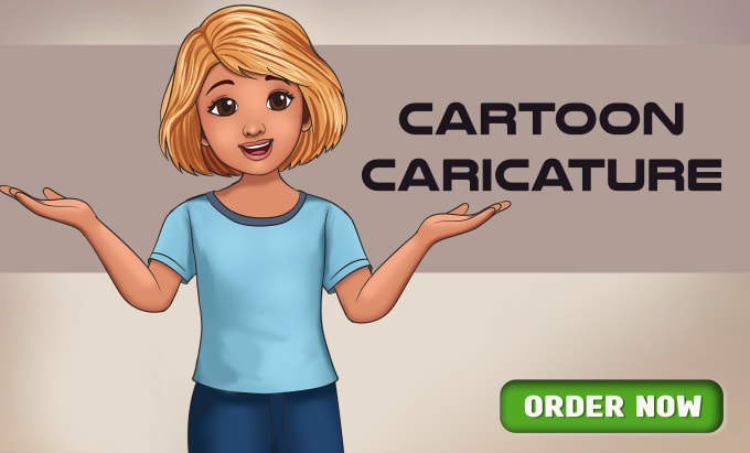 draw custom cartoon characters, caricature, cartoon logo, cartoon mascot,