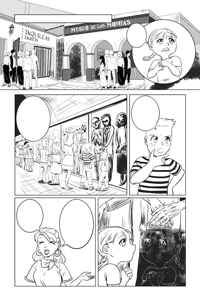draw manga and comic pages