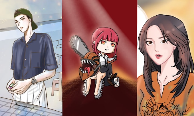 drawing simple character of you