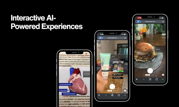 develop ai powered augmented reality apps, ar and webar