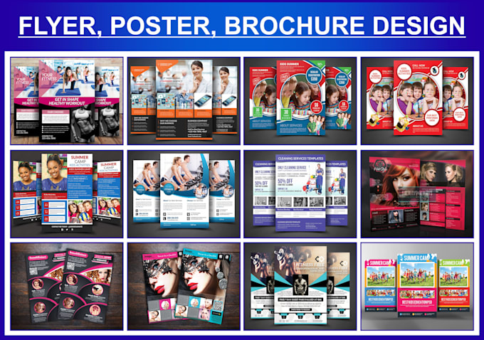 design flyer, poster, brochure, raffle tickets, leaflets