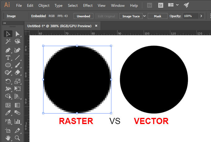 convert your raster image to vector file