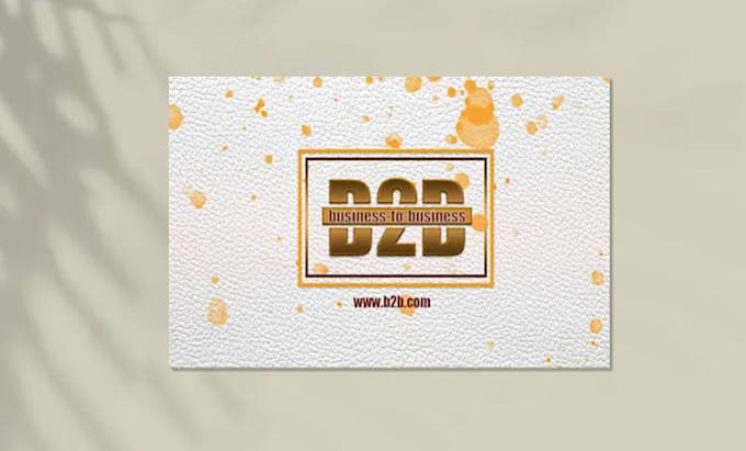 design a luxurious business card with logo