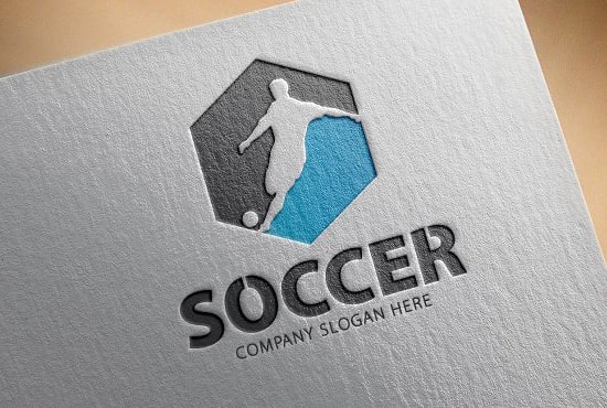 Create soccer and football logo by Umairrr148