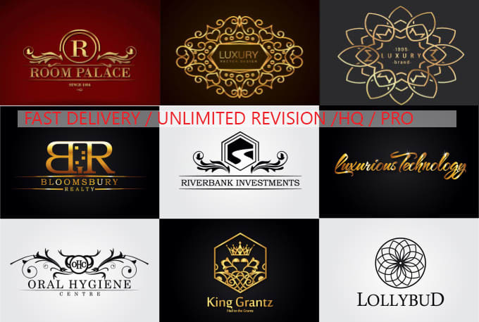 design modern luxury logo in 24 hrs