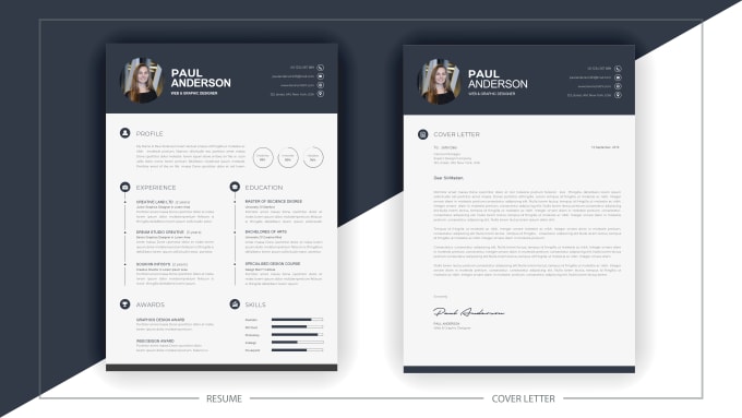 provide 5 ms word resume template