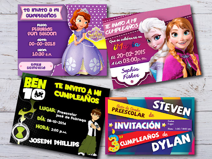 design an easy and funny invitation