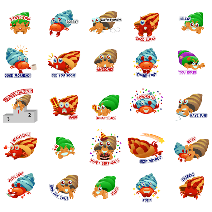 create animals or characters emoji or emoticons