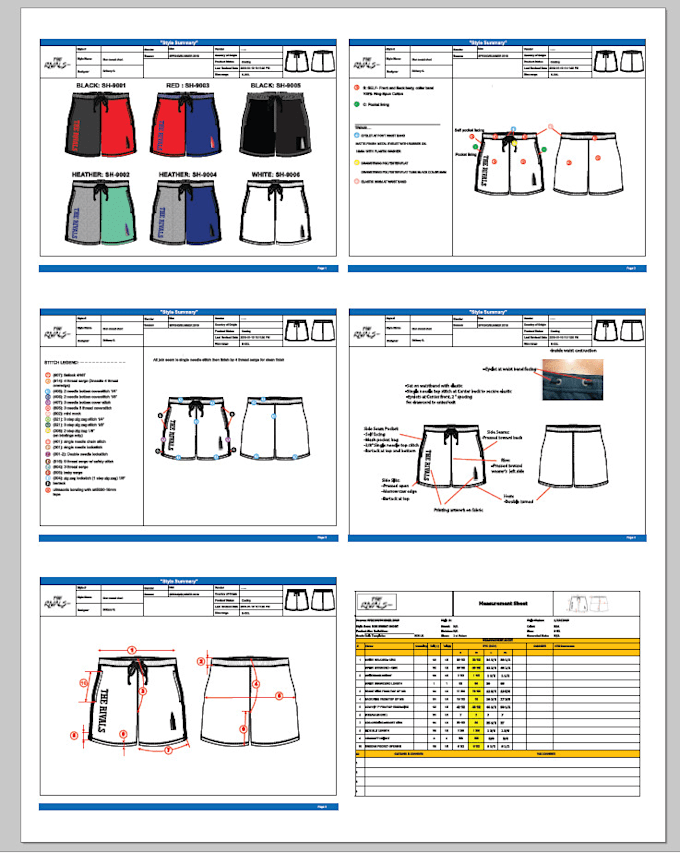 Clothing Kit.pdf Make clothing, bag tech pack in pdf by Maxphanh | Fiverr