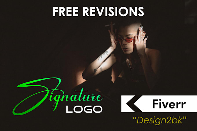 design professional signature logo with new concept quickly
