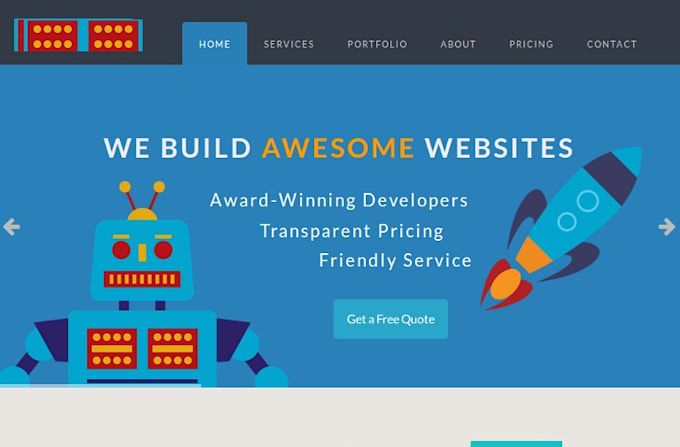 create html and css website design using django