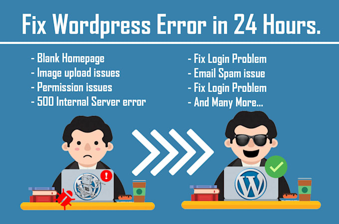 fix wordpress issues or errors