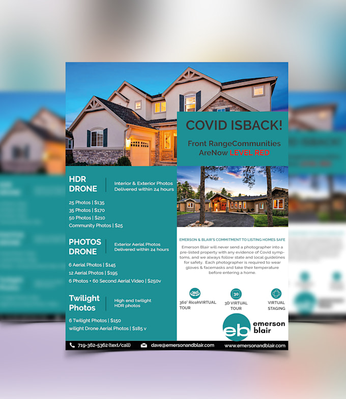 make your flyer design single or double side