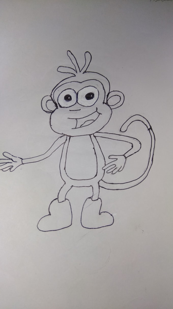 Draw cartoon character from photos by Silparajan | Fiverr