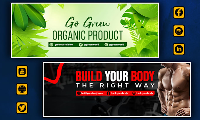 design facebook cover, and any social media cover