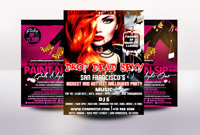 do any attractive event flyer, posters in 12 hours